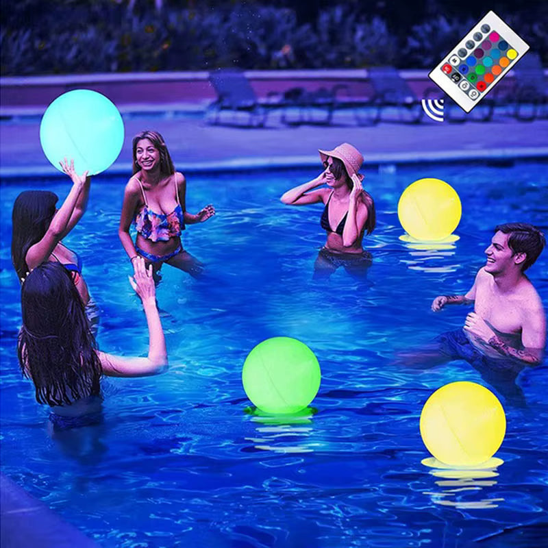 Boule lumineuse LED pour fête aquatique