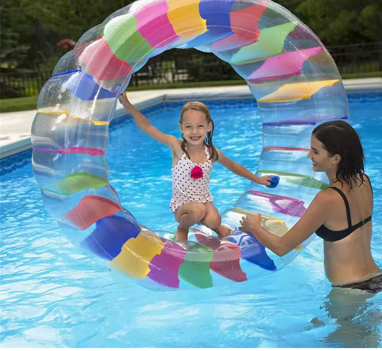 Roue Gonflable Géante Piscine – AquaVexo™