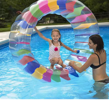Roue Gonflable Géante Piscine – AquaVexo™