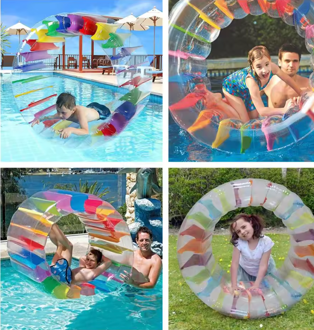 Roue Gonflable Géante Piscine – AquaVexo™