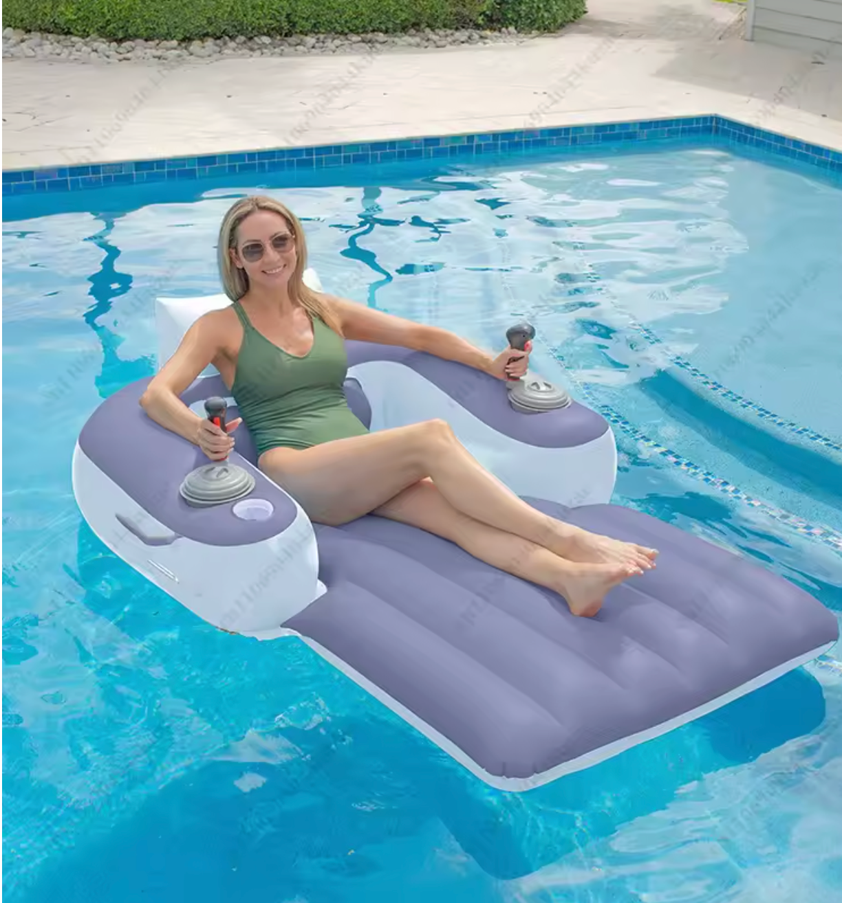 Matelas Gonflable Électrique pour Piscine
