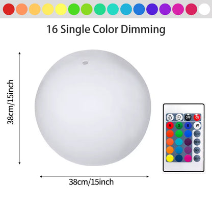 Boule lumineuse LED pour fête aquatique
