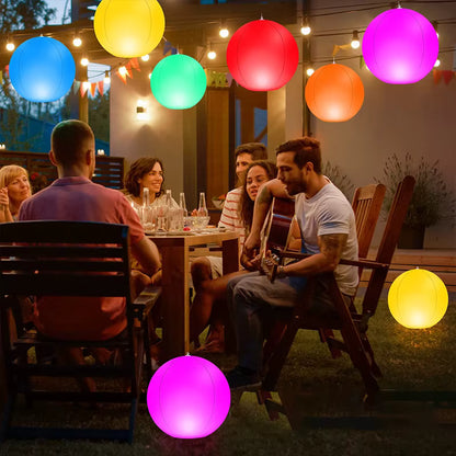 Boule lumineuse LED pour fête aquatique
