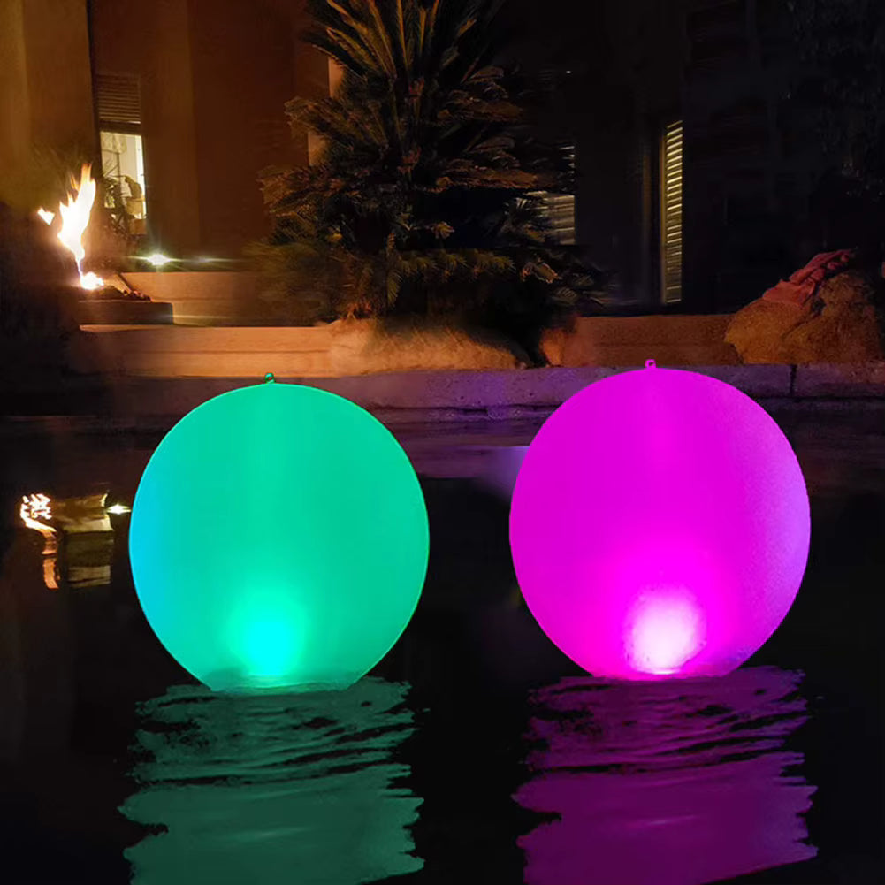 Boule lumineuse LED pour fête aquatique