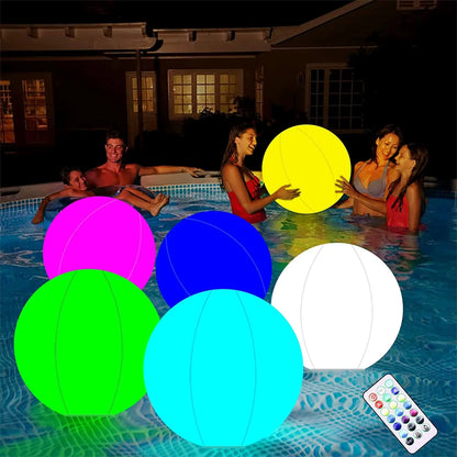 Boule lumineuse LED pour fête aquatique