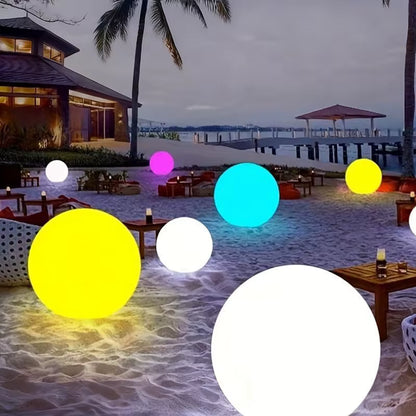 Boule lumineuse LED pour fête aquatique