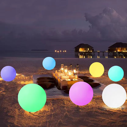 Boule lumineuse LED pour fête aquatique